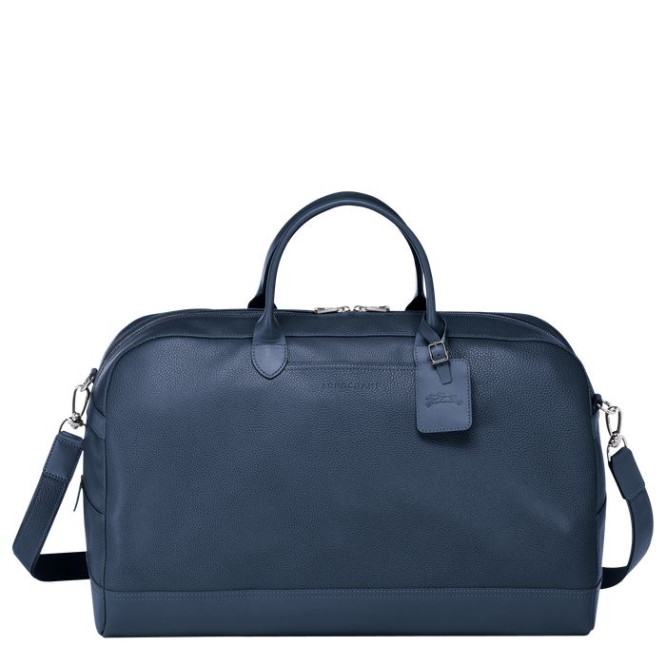 Navy Longchamp Le Foulonné L Men\'s Travel Bags | US-6809SGO