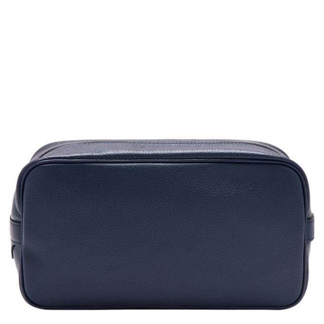 Navy Longchamp Le Foulonné Men's Toiletry Bags | US-0739HMK