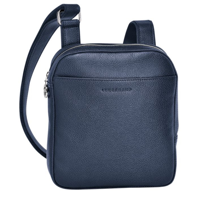 Navy Longchamp Le Foulonné S Men\'s Crossbody Bags | US-9685KVE