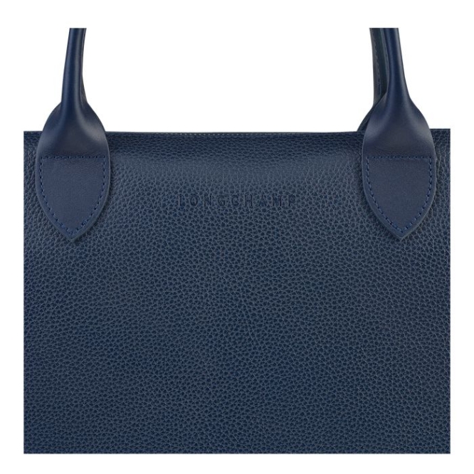 Navy Longchamp Le Foulonné S Men's Document Holders | US-1847LCY