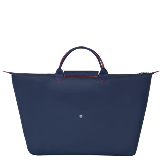 Navy Longchamp Le Pliage Club L Men's Travel Bags | US-5607FUS