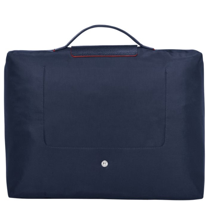 Navy Longchamp Le Pliage Club S Men's Document Holders | US-9807BVK