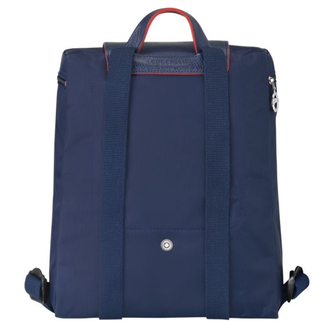 Navy Longchamp Le Pliage Club Women's Backpacks | US-9504DNL