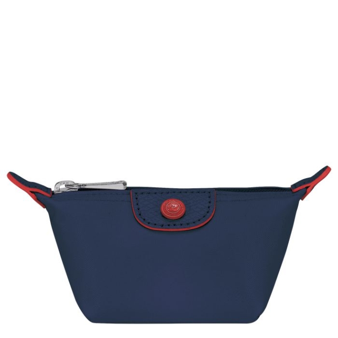 Navy Longchamp Le Pliage Club Women\'s Cardholders & Coin Purses | US-4705PZF