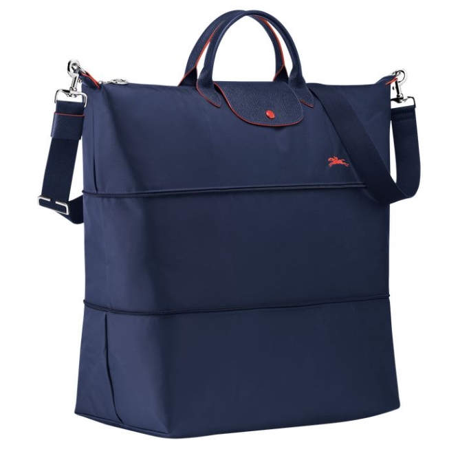 Navy Longchamp Le Pliage Club Women's Travel Bags | US-1562NGM