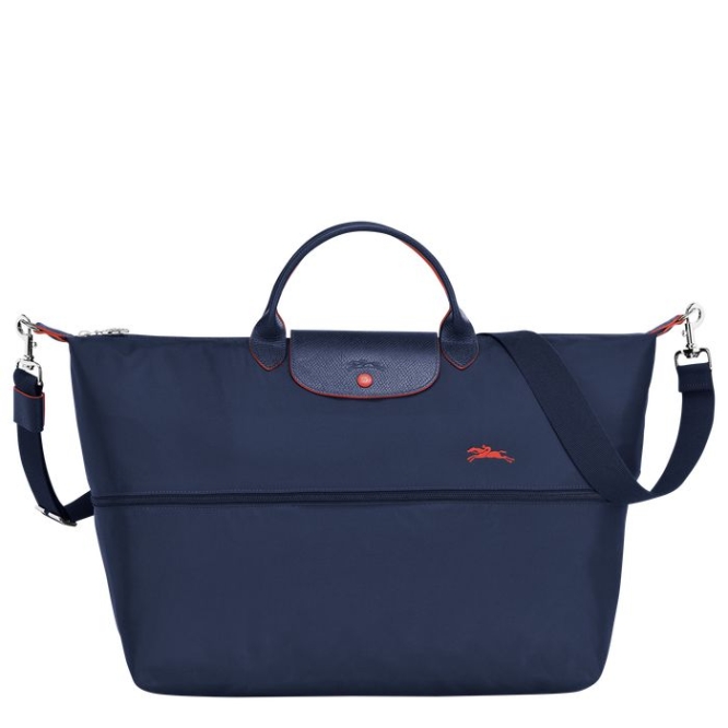 Navy Longchamp Le Pliage Club Women's Travel Bags | US-1562NGM