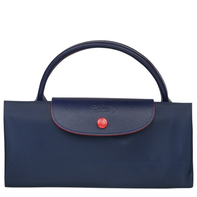 Navy Longchamp Le Pliage Club XL Women's Travel Bags | US-5620UKL