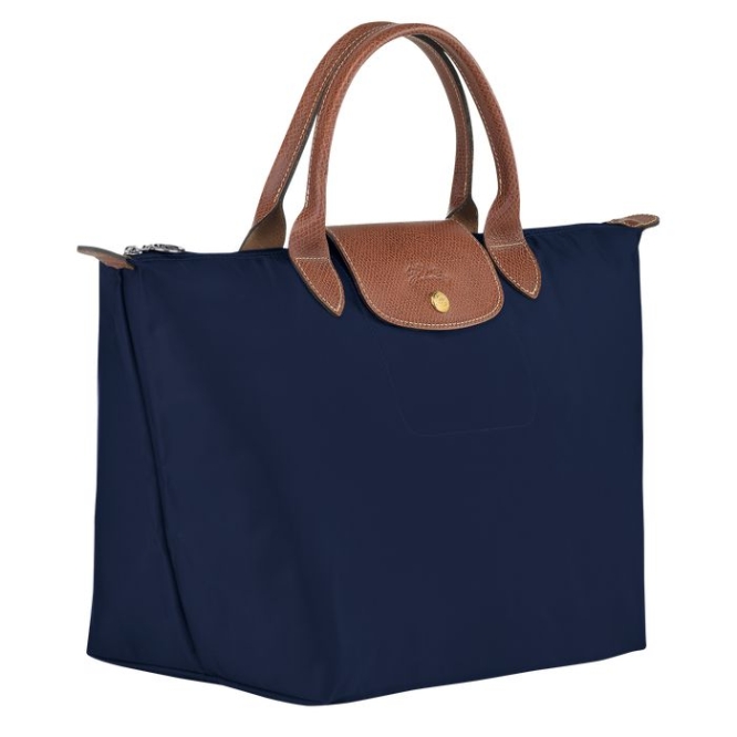 Navy Longchamp Le Pliage Original M Women's Top-handle Bags | US-1420RGL