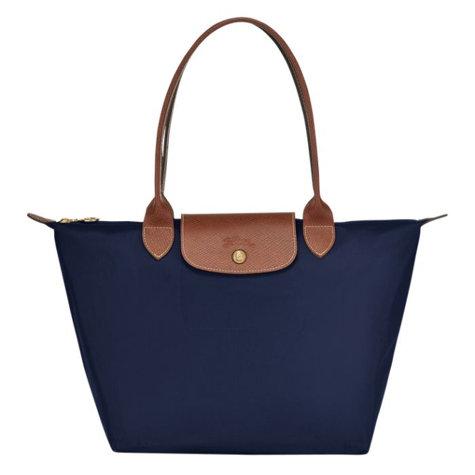 Navy Longchamp Le Pliage Original S Women\'s Shoulder Bags | US-3625AVE