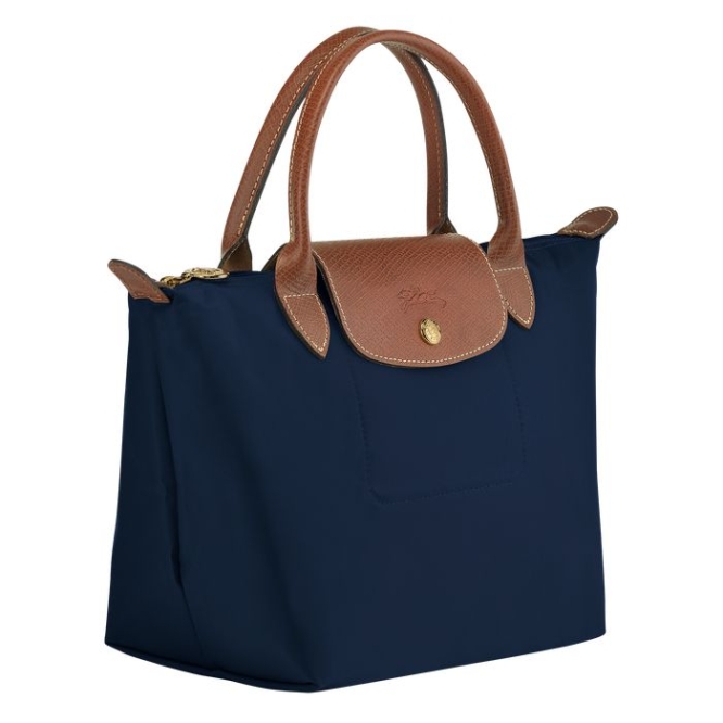 Navy Longchamp Le Pliage Original S Women's Top-handle Bags | US-6731ZKG