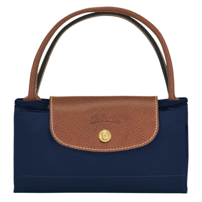 Navy Longchamp Le Pliage Original S Women's Top-handle Bags | US-6731ZKG