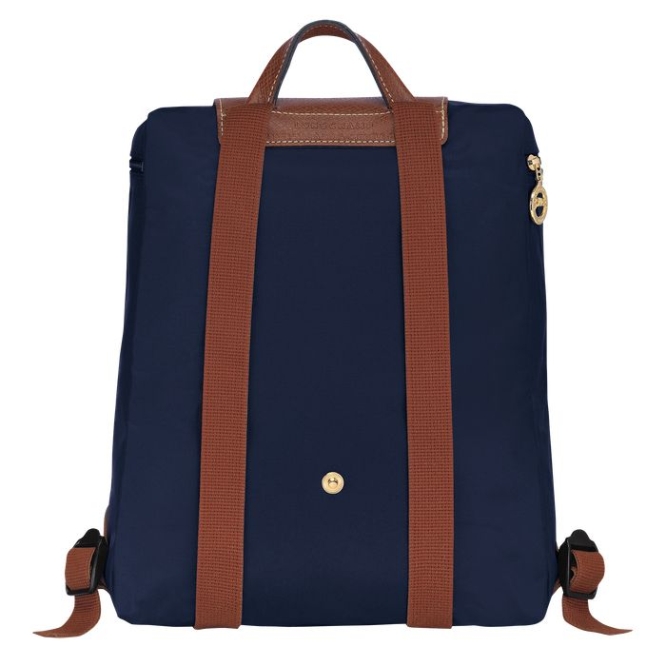 Navy Longchamp Le Pliage Original Women's Backpacks | US-5901ZOG