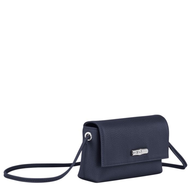 Navy Longchamp Roseau Essential Women's Pouches & Cases | US-5309MQL