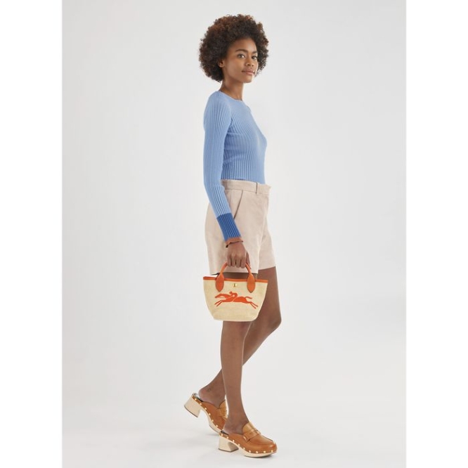 Orange Longchamp Le Pliage Paris - Saint-Tropez Women's Top-handle Bags | US-5689HPM