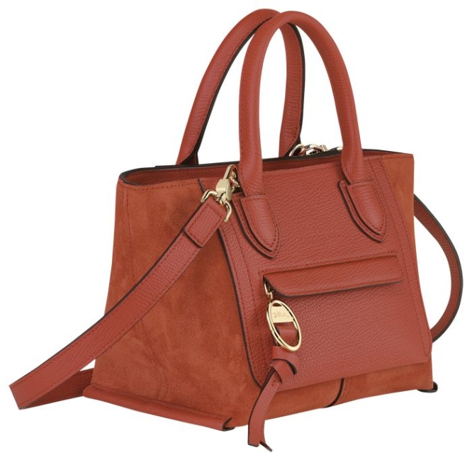 Orange Longchamp Mailbox S Women's Top-handle Bags | US-4370KRY