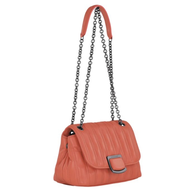 Pink Longchamp Brioche S Women's Crossbody Bags | US-7365QWF