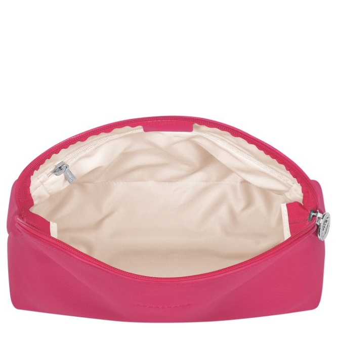 Pink Longchamp Le Foulonné Men's Toiletry Bags | US-8642AVN