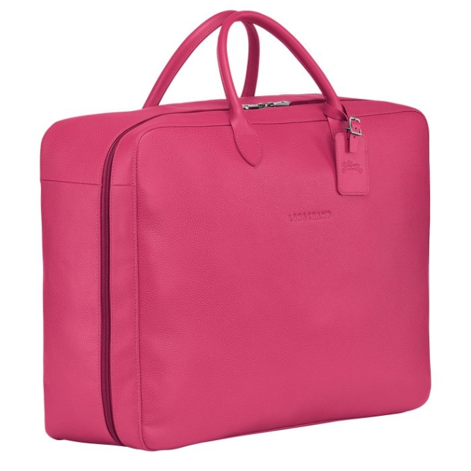 Pink Longchamp Le Foulonné Men's Travel Bags | US-2703XSK