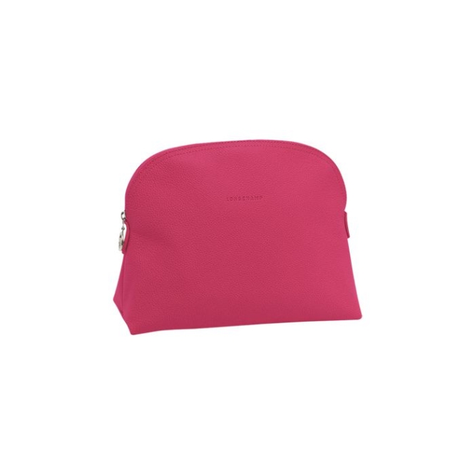 Pink Longchamp Le Foulonné Women\'s Toiletry Bags | US-7429KCA