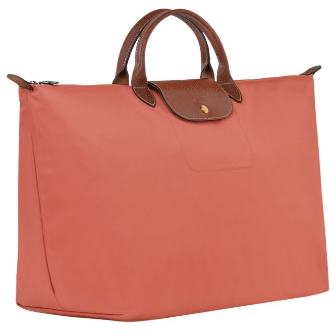 Pink Longchamp Le Pliage L Women's Travel Bags | US-2581KFA