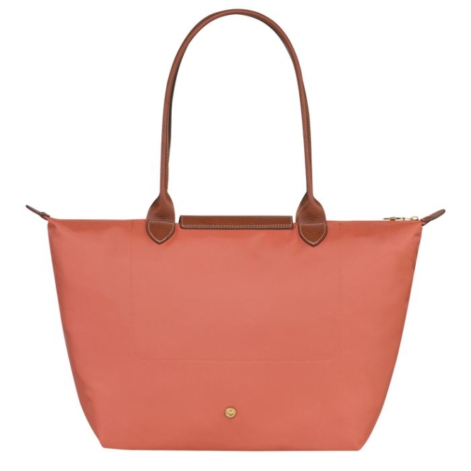 Pink Longchamp Le Pliage Original L Women's Shoulder Bags | US-9820GXO