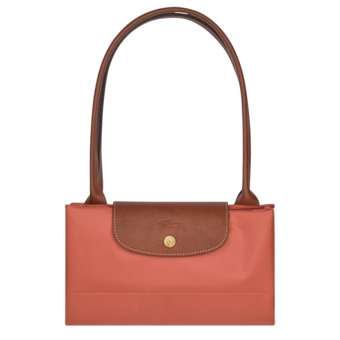 Pink Longchamp Le Pliage Original L Women's Shoulder Bags | US-9820GXO