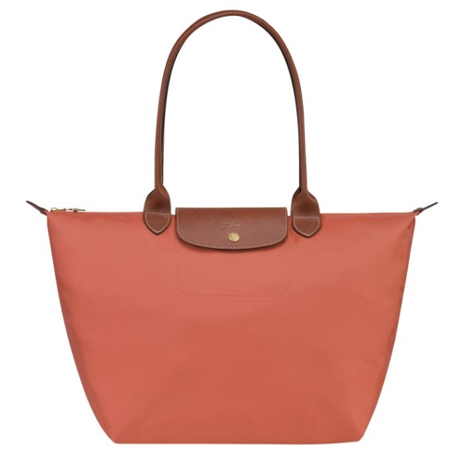 Pink Longchamp Le Pliage Original L Women\'s Shoulder Bags | US-9820GXO