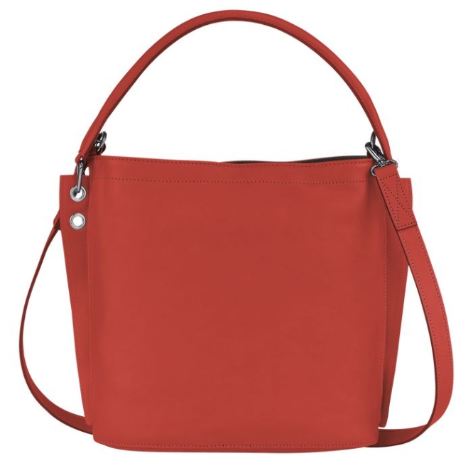 Red Longchamp 3D Women's Crossbody Bags | US-7841EHK