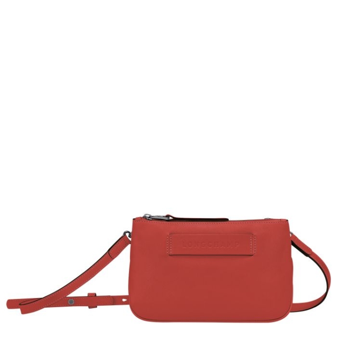 Red Longchamp 3D Women\'s Crossbody Bags | US-9862AWP