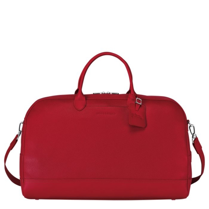 Red Longchamp Le Foulonné L Men\'s Travel Bags | US-1496ORA