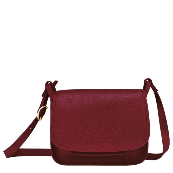 Red Longchamp Le Foulonné M Women\'s Crossbody Bags | US-6032MEA