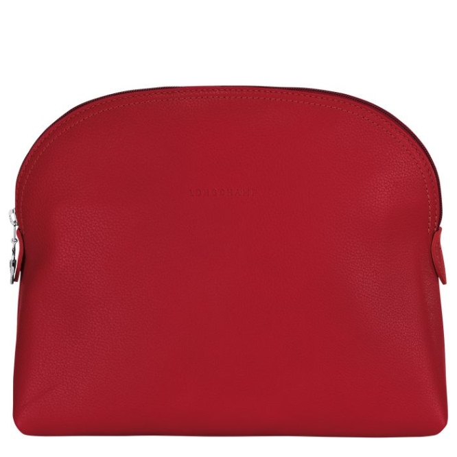 Red Longchamp Le Foulonné Men\'s Toiletry Bags | US-8524MBQ