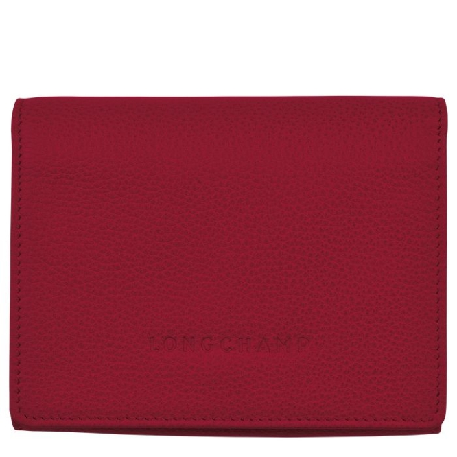 Red Longchamp Le Foulonné Men\'s Wallets | US-0269XDP