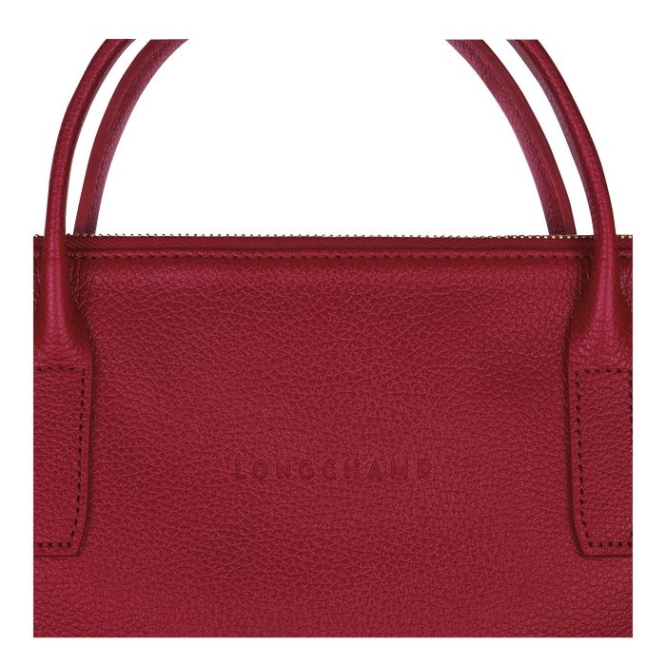 Red Longchamp Le Foulonné S Men's Document Holders | US-1487LWP