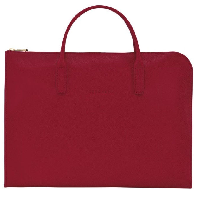 Red Longchamp Le Foulonné S Men\'s Document Holders | US-1487LWP