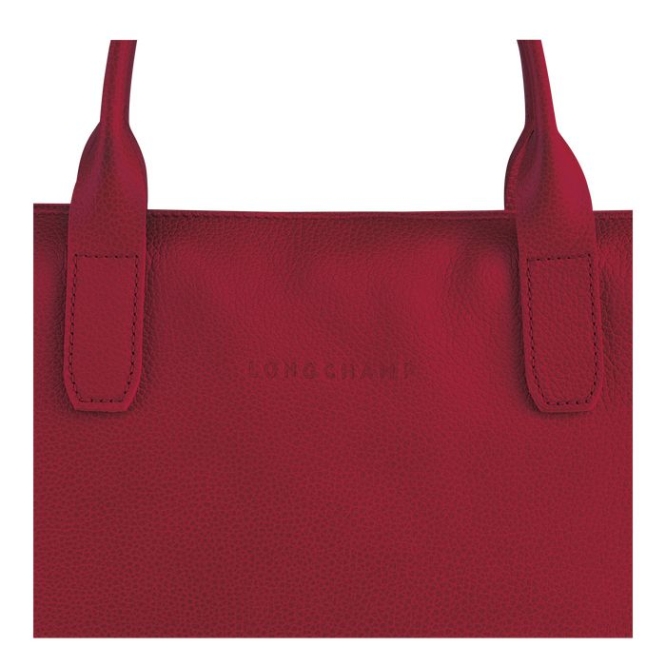 Red Longchamp Le Foulonné S Men's Document Holders | US-7520TSA