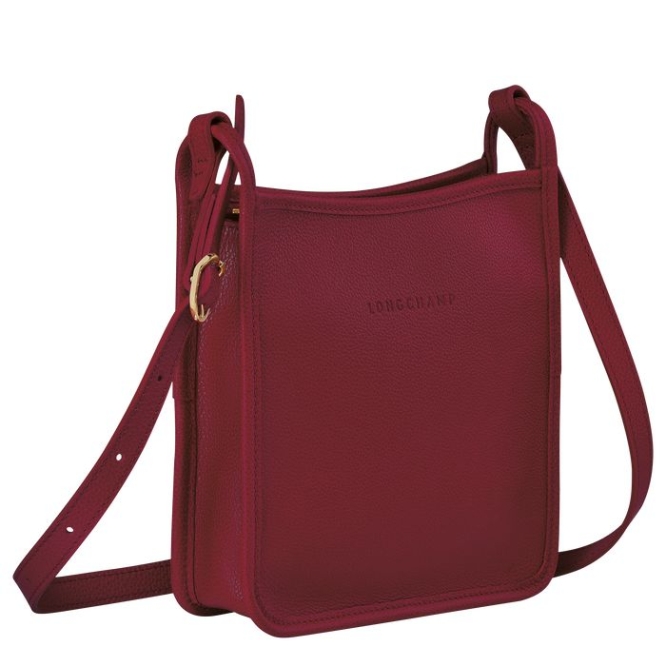 Red Longchamp Le Foulonné S Women's Crossbody Bags | US-0472LDX