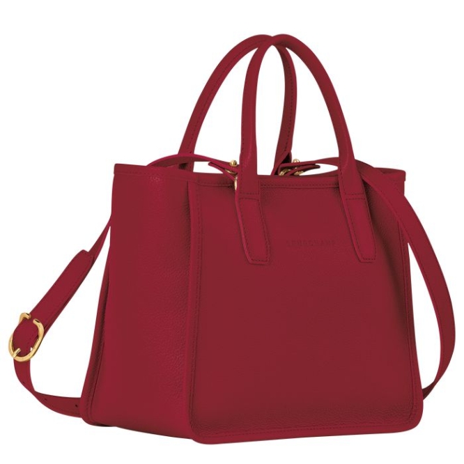 Red Longchamp Le Foulonné Women's Top-handle Bags | US-3162XLF