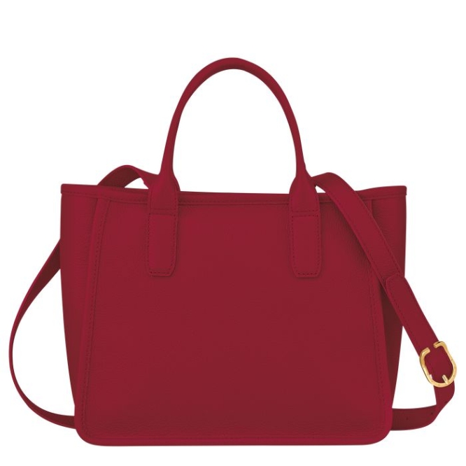 Red Longchamp Le Foulonné Women's Top-handle Bags | US-3162XLF