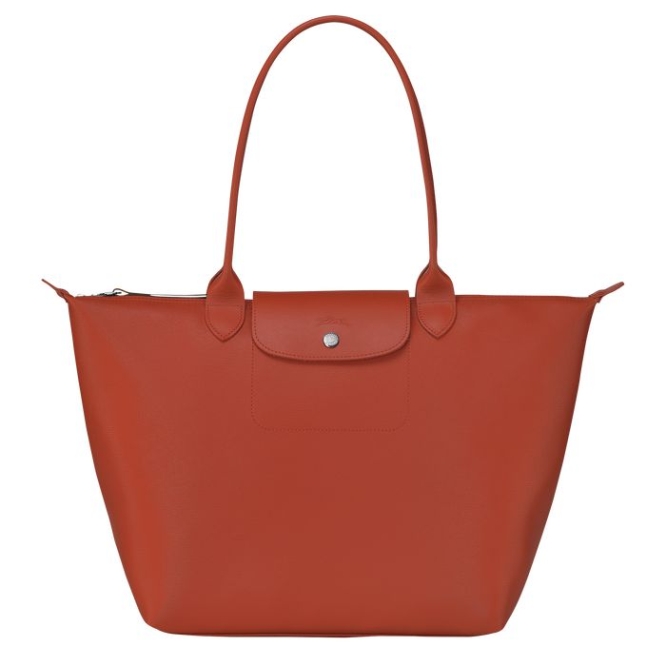 Red Longchamp Le Pliage City L Women\'s Shoulder Bags | US-7186NDU