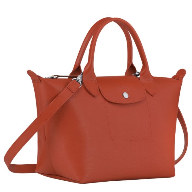 Red Longchamp Le Pliage City S Women's Top-handle Bags | US-5836JPM