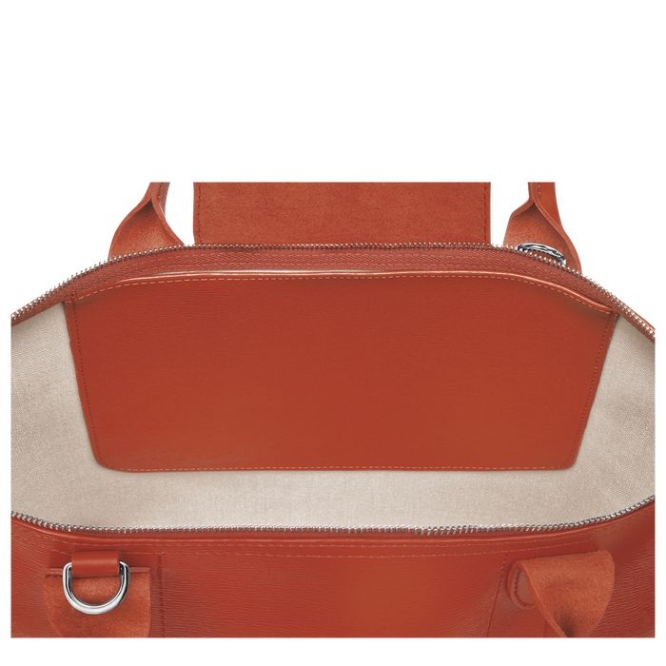 Red Longchamp Le Pliage City S Women's Top-handle Bags | US-5836JPM