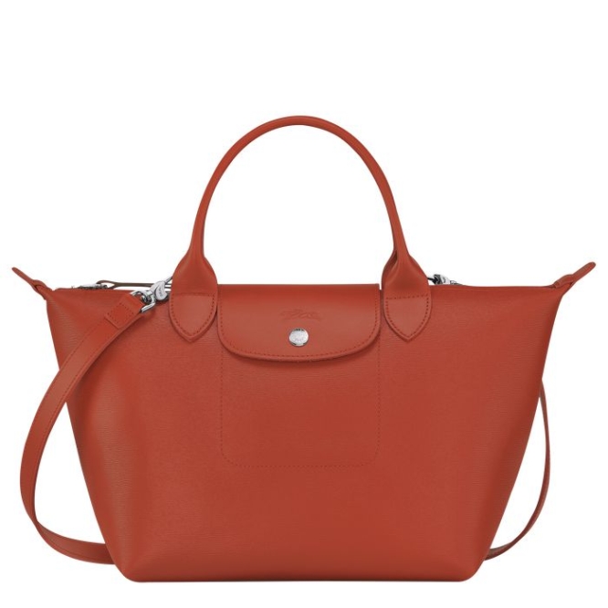 Red Longchamp Le Pliage City S Women\'s Top-handle Bags | US-5836JPM