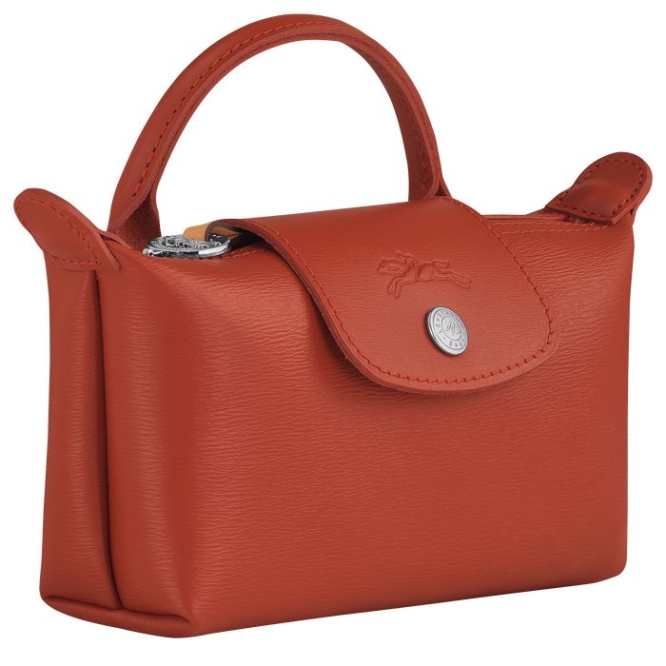 Red Longchamp Le Pliage City Women's Pouches & Cases | US-4095EOW