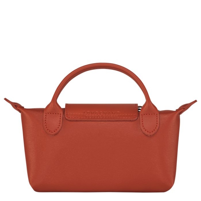 Red Longchamp Le Pliage City Women's Pouches & Cases | US-4095EOW