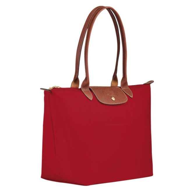 Red Longchamp Le Pliage Original L Women's Shoulder Bags | US-4103CWL