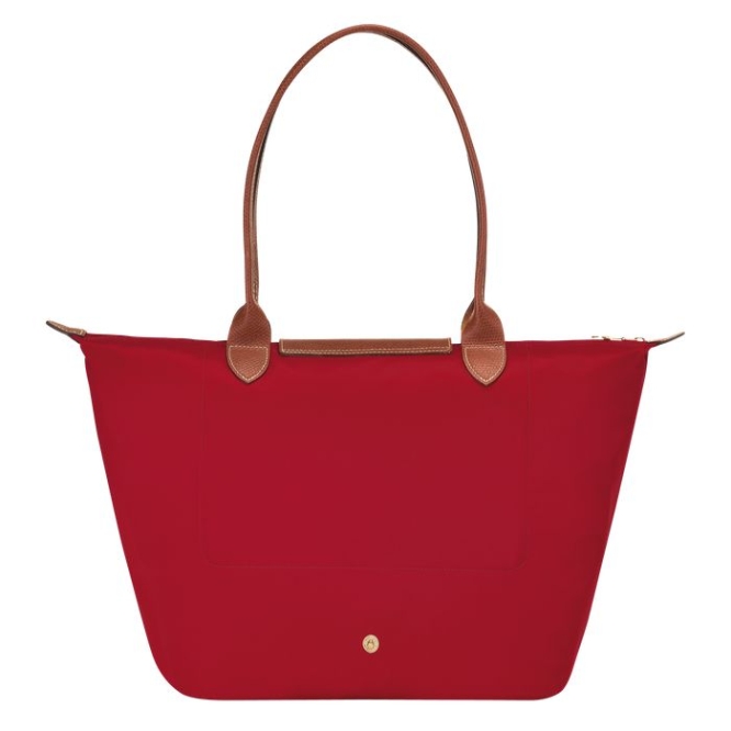 Red Longchamp Le Pliage Original L Women's Shoulder Bags | US-4103CWL