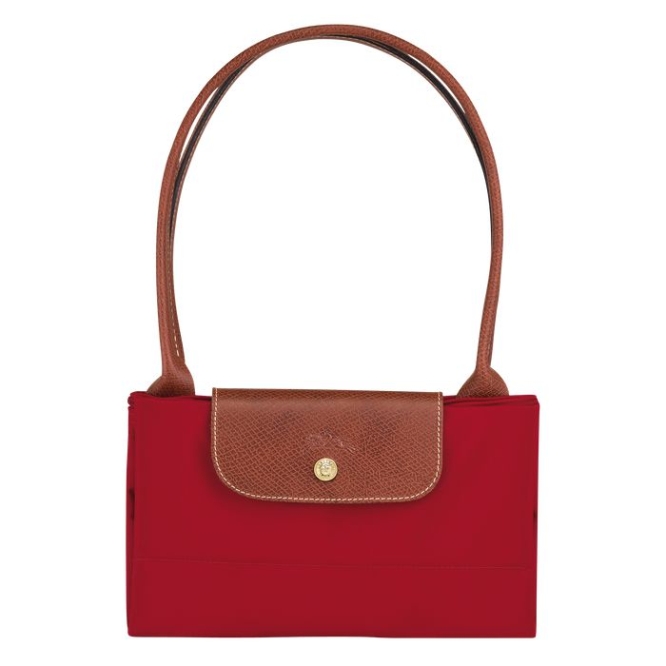 Red Longchamp Le Pliage Original L Women's Shoulder Bags | US-4103CWL