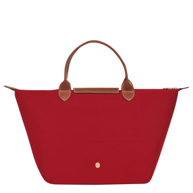 Red Longchamp Le Pliage Original M Women's Top-handle Bags | US-3648CFD