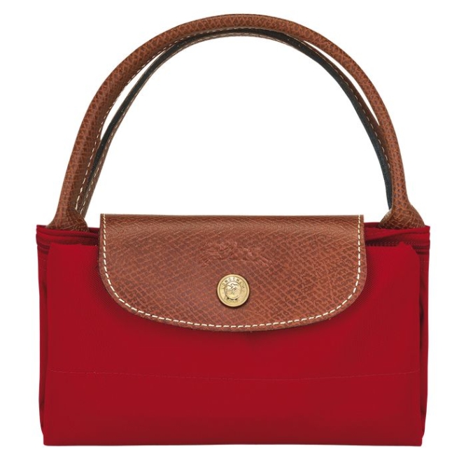 Red Longchamp Le Pliage Original S Women's Top-handle Bags | US-4208XTK